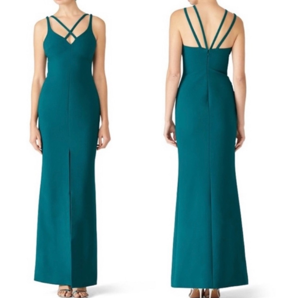 Likely Teal Leslie Trumpet Gown Size 6
